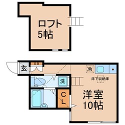 グッドウィル藤棚Ⅱの物件間取画像